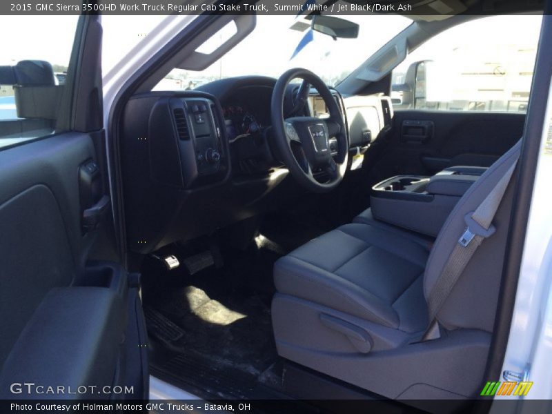 Summit White / Jet Black/Dark Ash 2015 GMC Sierra 3500HD Work Truck Regular Cab Stake Truck