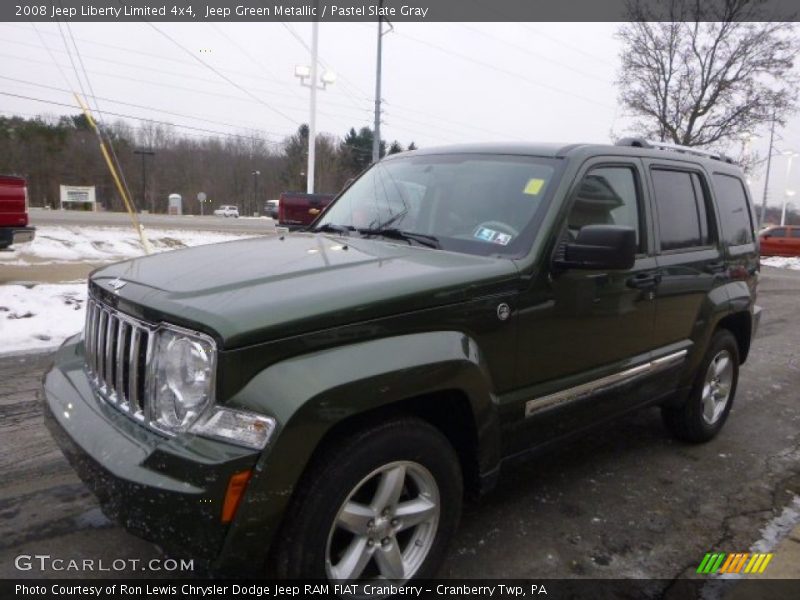 Jeep Green Metallic / Pastel Slate Gray 2008 Jeep Liberty Limited 4x4