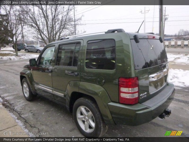 Jeep Green Metallic / Pastel Slate Gray 2008 Jeep Liberty Limited 4x4