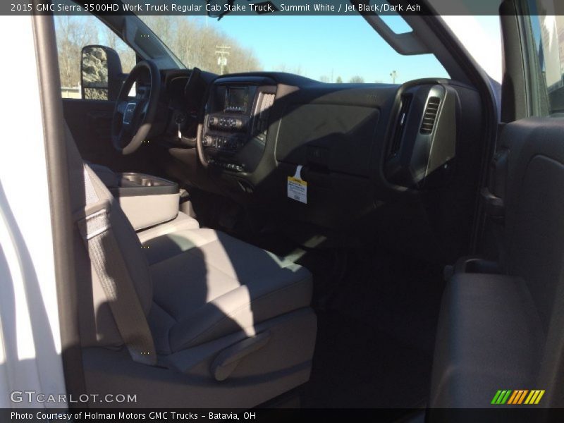 Summit White / Jet Black/Dark Ash 2015 GMC Sierra 3500HD Work Truck Regular Cab Stake Truck