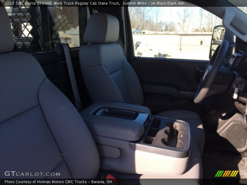 Summit White / Jet Black/Dark Ash 2015 GMC Sierra 3500HD Work Truck Regular Cab Stake Truck