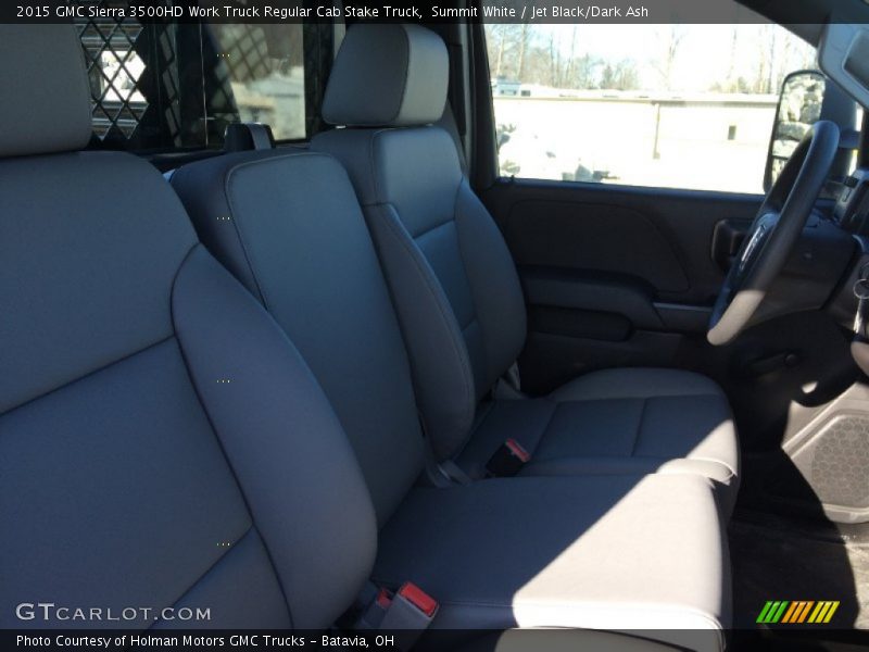 Summit White / Jet Black/Dark Ash 2015 GMC Sierra 3500HD Work Truck Regular Cab Stake Truck