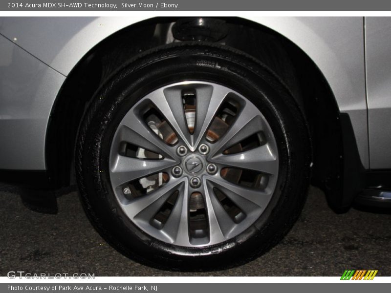 Silver Moon / Ebony 2014 Acura MDX SH-AWD Technology