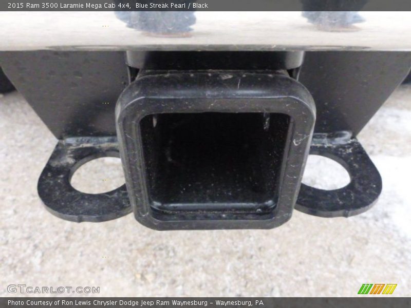 Blue Streak Pearl / Black 2015 Ram 3500 Laramie Mega Cab 4x4