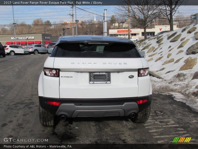 Fuji White / Ebony 2015 Land Rover Range Rover Evoque Pure Plus