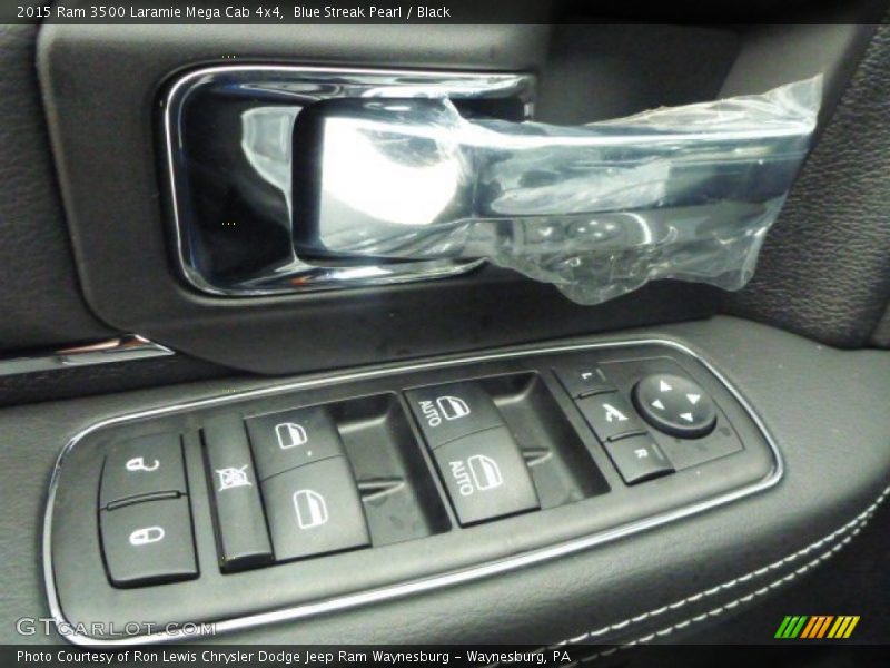 Blue Streak Pearl / Black 2015 Ram 3500 Laramie Mega Cab 4x4