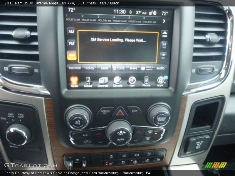 Controls of 2015 3500 Laramie Mega Cab 4x4