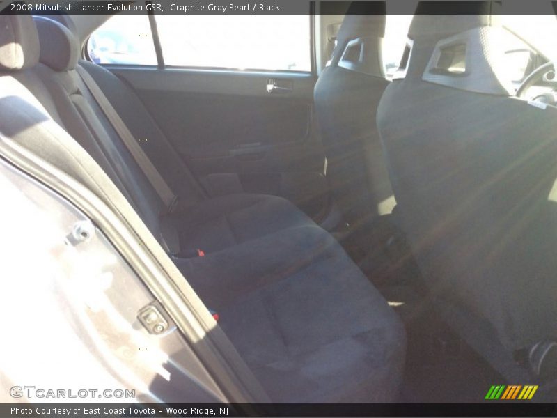Graphite Gray Pearl / Black 2008 Mitsubishi Lancer Evolution GSR