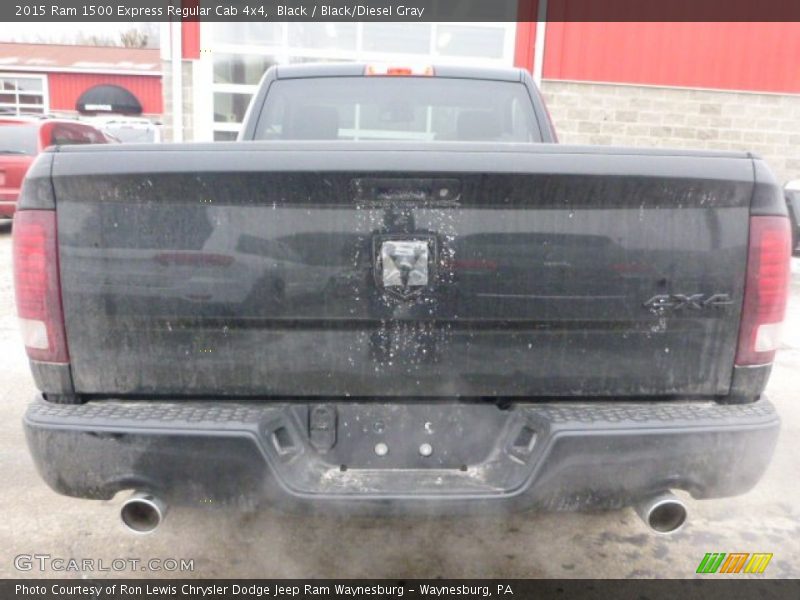 Black / Black/Diesel Gray 2015 Ram 1500 Express Regular Cab 4x4