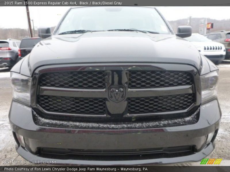 Black / Black/Diesel Gray 2015 Ram 1500 Express Regular Cab 4x4