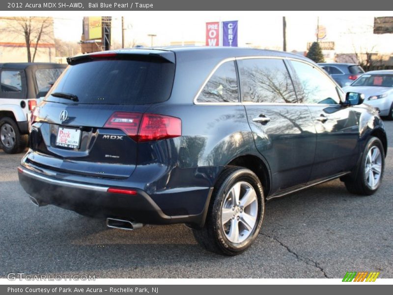 Bali Blue Pearl / Taupe 2012 Acura MDX SH-AWD