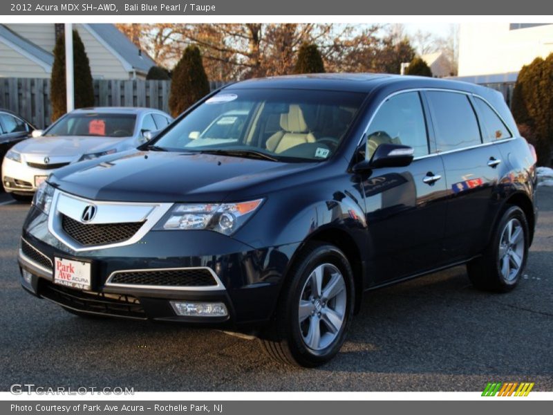 Bali Blue Pearl / Taupe 2012 Acura MDX SH-AWD