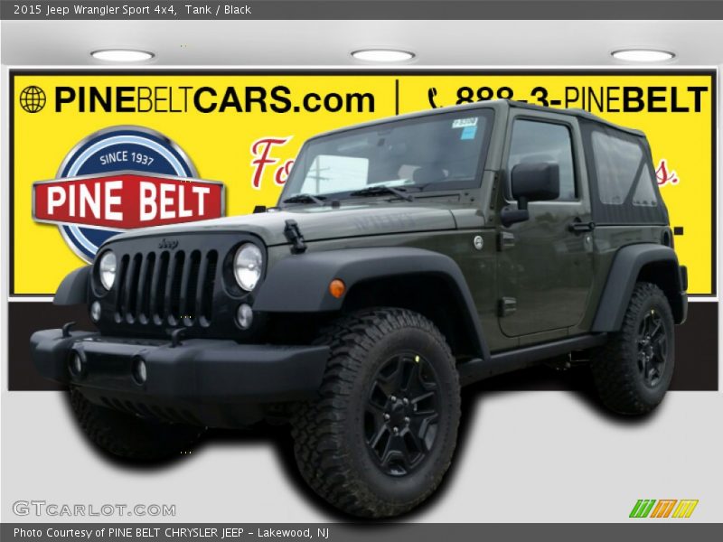 Tank / Black 2015 Jeep Wrangler Sport 4x4