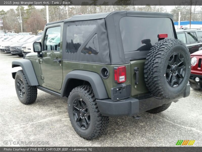 Tank / Black 2015 Jeep Wrangler Sport 4x4