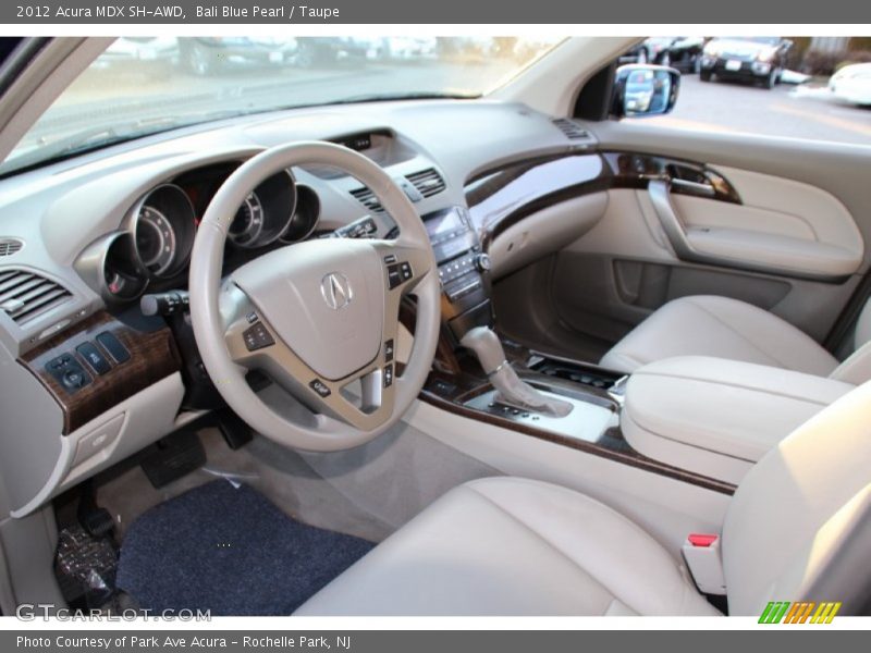 Bali Blue Pearl / Taupe 2012 Acura MDX SH-AWD