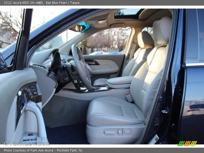 Bali Blue Pearl / Taupe 2012 Acura MDX SH-AWD