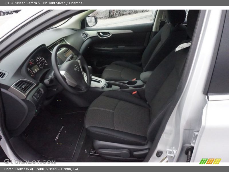 Brilliant Silver / Charcoal 2014 Nissan Sentra S
