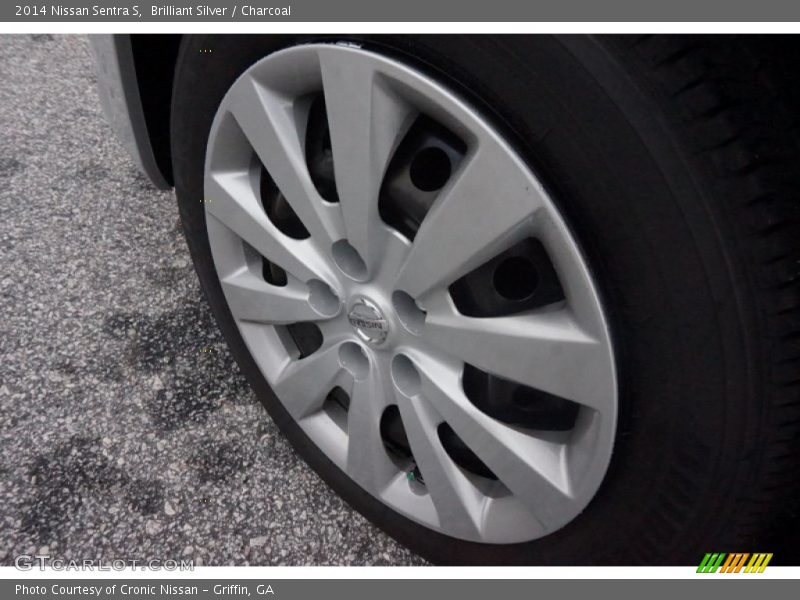Brilliant Silver / Charcoal 2014 Nissan Sentra S