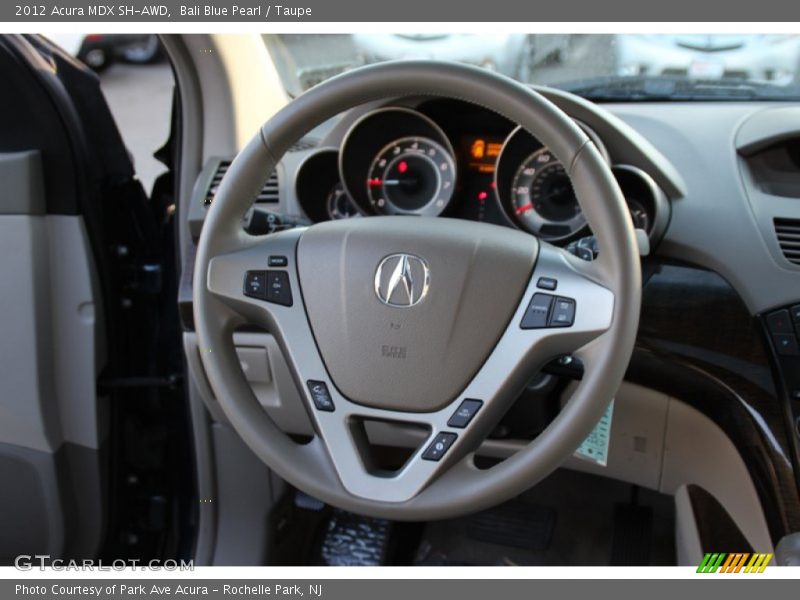 Bali Blue Pearl / Taupe 2012 Acura MDX SH-AWD