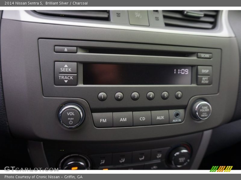 Brilliant Silver / Charcoal 2014 Nissan Sentra S