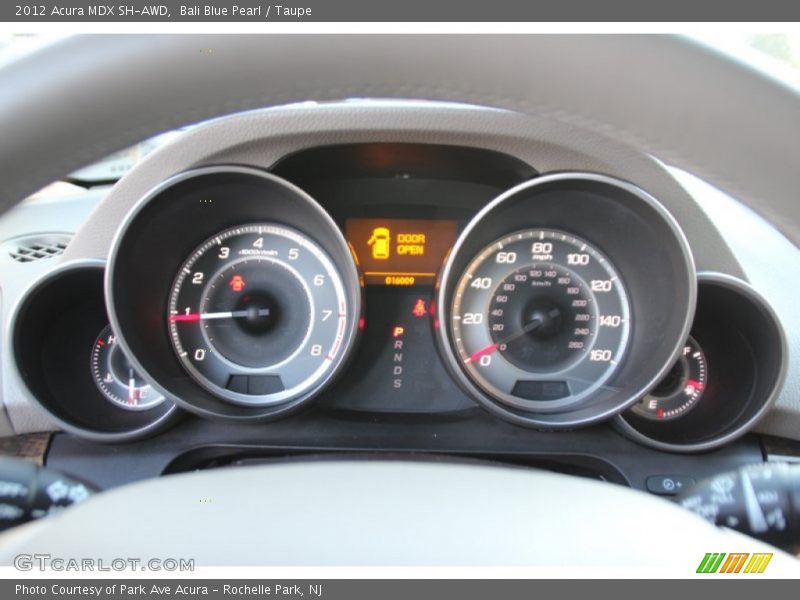 Bali Blue Pearl / Taupe 2012 Acura MDX SH-AWD