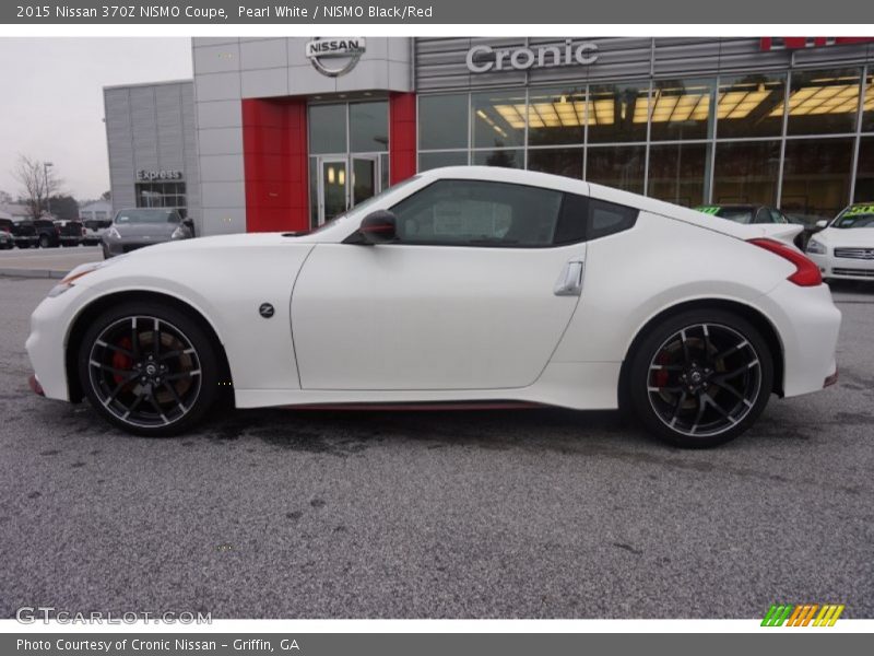 Pearl White / NISMO Black/Red 2015 Nissan 370Z NISMO Coupe