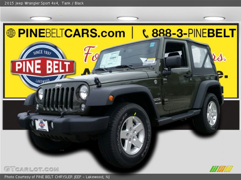 Tank / Black 2015 Jeep Wrangler Sport 4x4