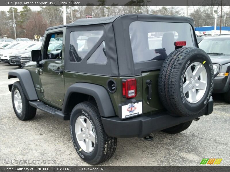 Tank / Black 2015 Jeep Wrangler Sport 4x4