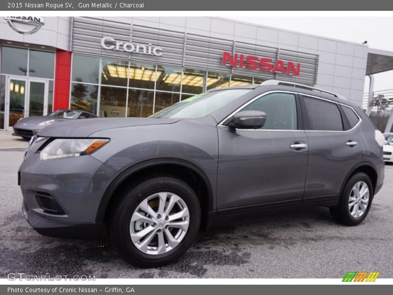 Gun Metallic / Charcoal 2015 Nissan Rogue SV