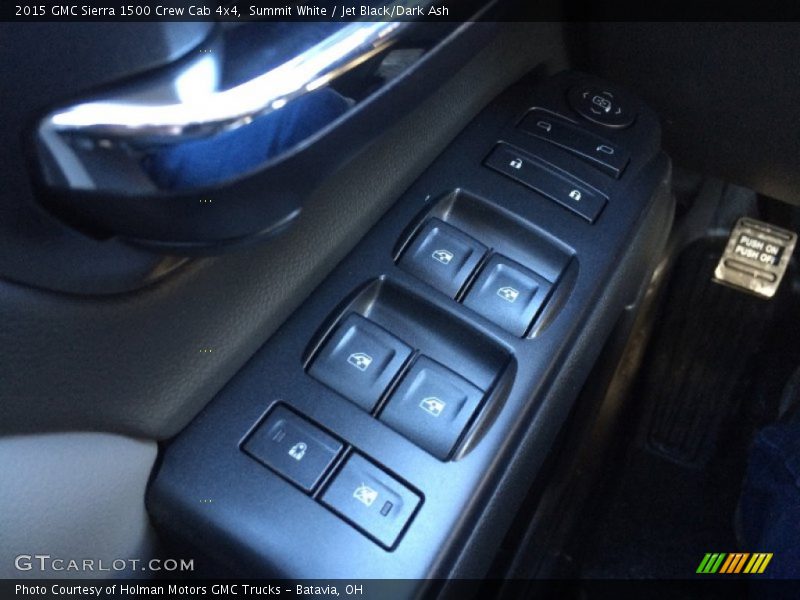 Summit White / Jet Black/Dark Ash 2015 GMC Sierra 1500 Crew Cab 4x4