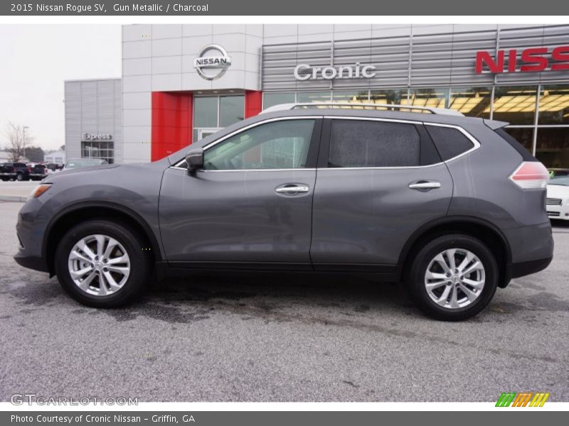 Gun Metallic / Charcoal 2015 Nissan Rogue SV