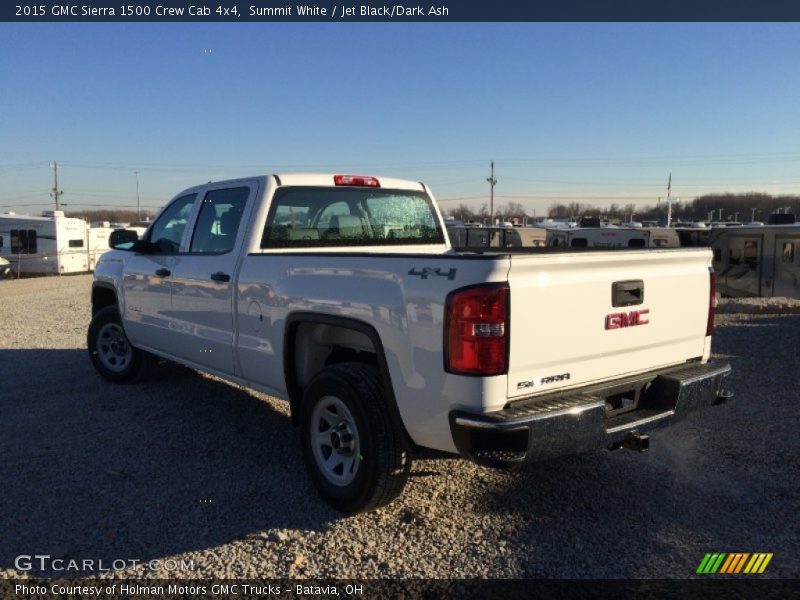 Summit White / Jet Black/Dark Ash 2015 GMC Sierra 1500 Crew Cab 4x4