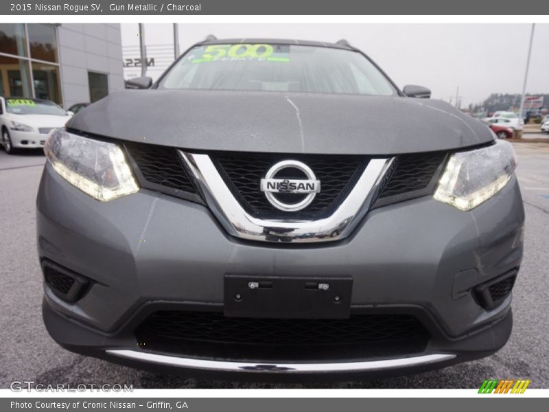 Gun Metallic / Charcoal 2015 Nissan Rogue SV