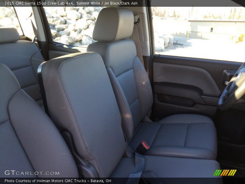 Summit White / Jet Black/Dark Ash 2015 GMC Sierra 1500 Crew Cab 4x4