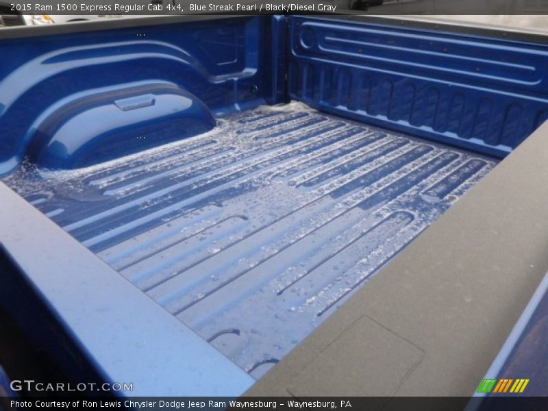 Blue Streak Pearl / Black/Diesel Gray 2015 Ram 1500 Express Regular Cab 4x4
