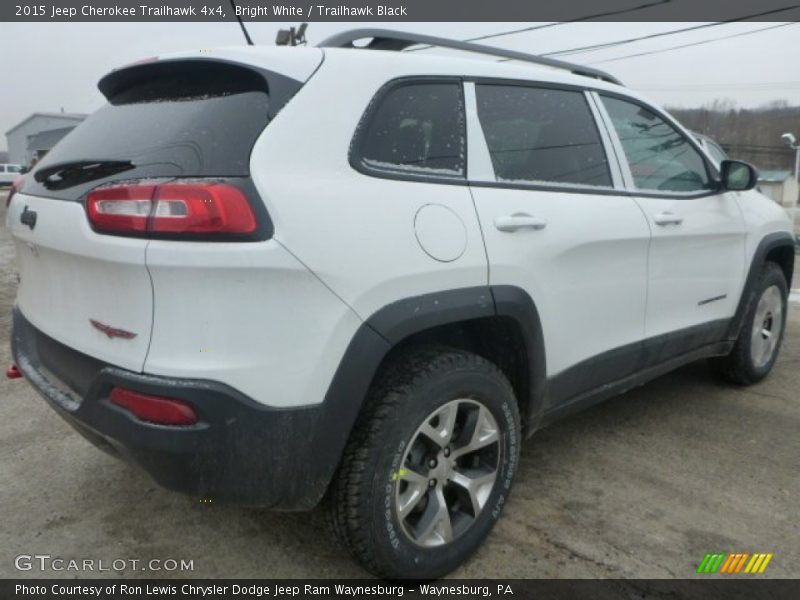 Bright White / Trailhawk Black 2015 Jeep Cherokee Trailhawk 4x4