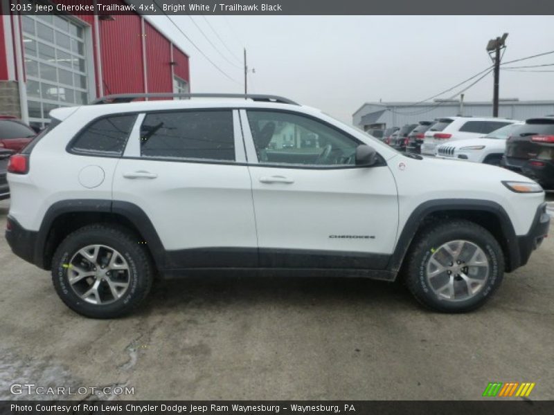 Bright White / Trailhawk Black 2015 Jeep Cherokee Trailhawk 4x4