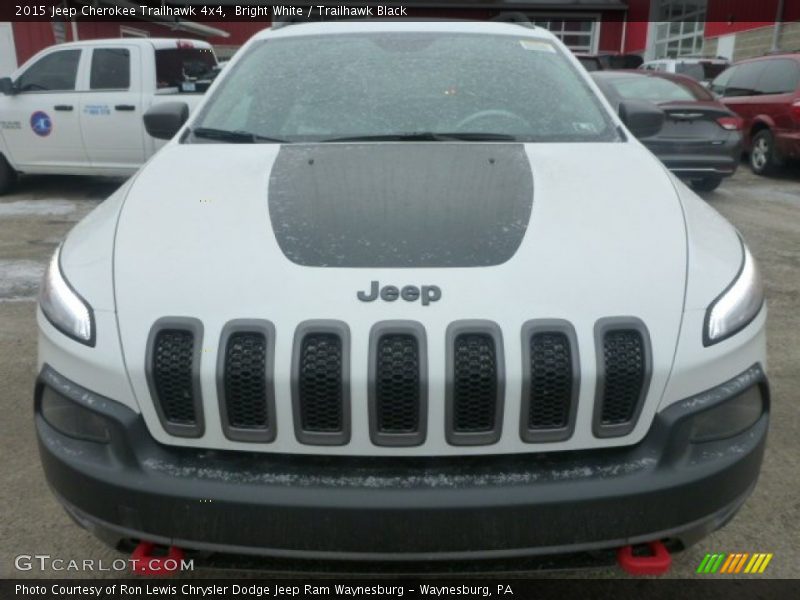 Bright White / Trailhawk Black 2015 Jeep Cherokee Trailhawk 4x4