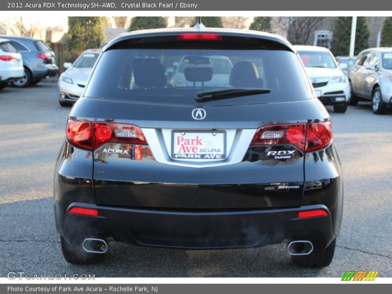 Crystal Black Pearl / Ebony 2012 Acura RDX Technology SH-AWD