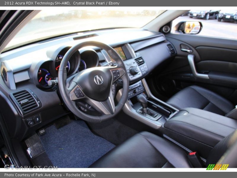 Crystal Black Pearl / Ebony 2012 Acura RDX Technology SH-AWD