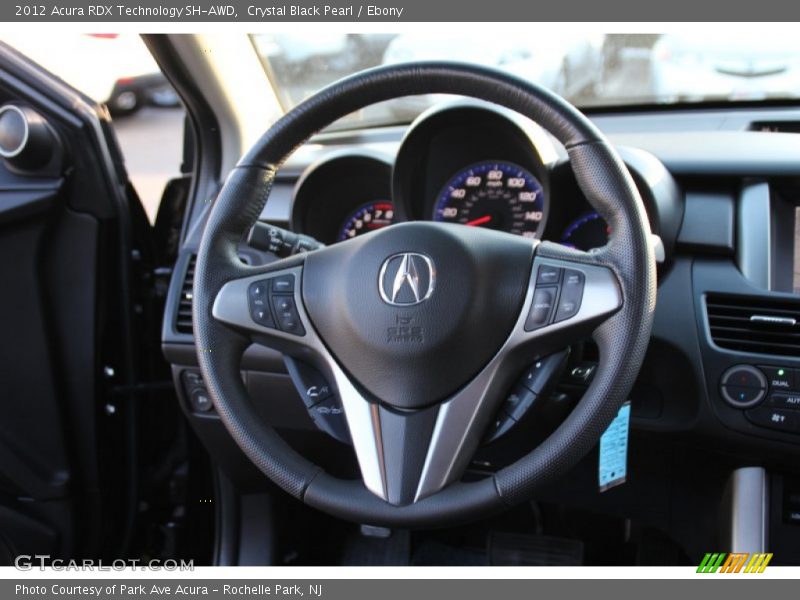 Crystal Black Pearl / Ebony 2012 Acura RDX Technology SH-AWD