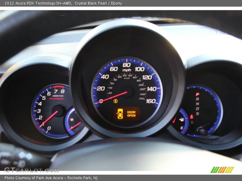 Crystal Black Pearl / Ebony 2012 Acura RDX Technology SH-AWD