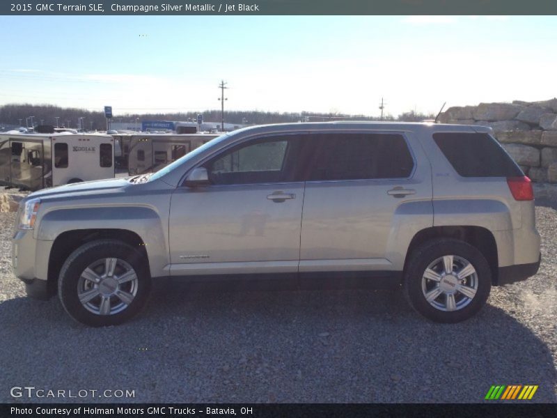 Champagne Silver Metallic / Jet Black 2015 GMC Terrain SLE