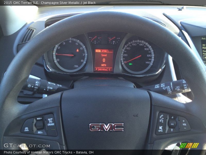 Champagne Silver Metallic / Jet Black 2015 GMC Terrain SLE