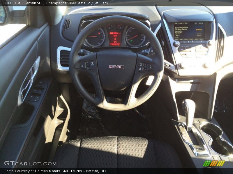 Champagne Silver Metallic / Jet Black 2015 GMC Terrain SLE