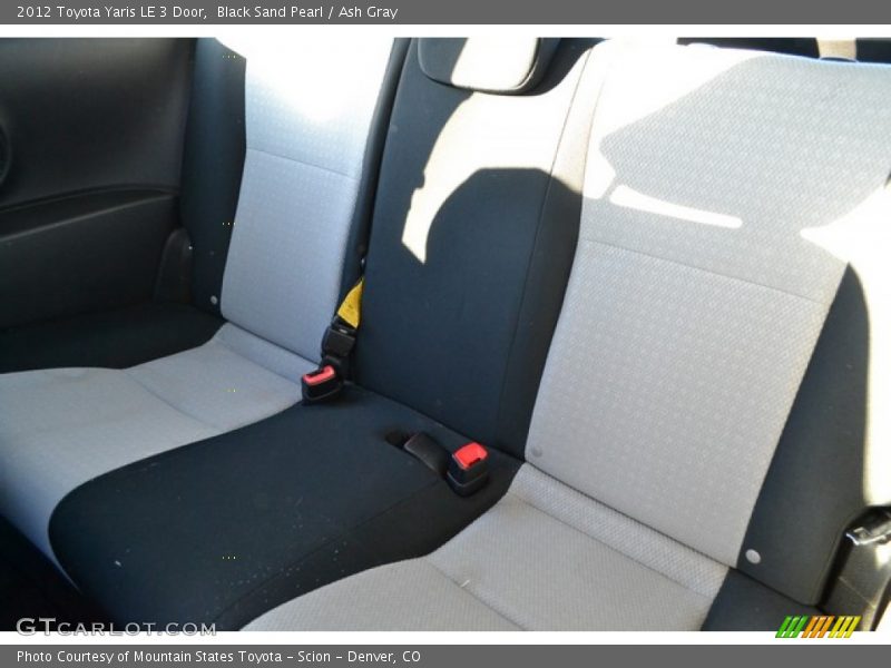 Black Sand Pearl / Ash Gray 2012 Toyota Yaris LE 3 Door