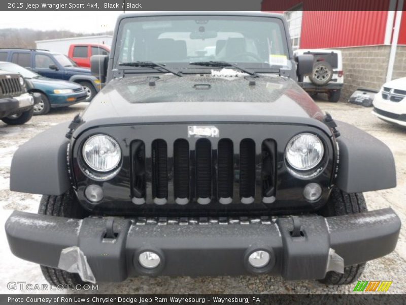 Black / Black 2015 Jeep Wrangler Sport 4x4
