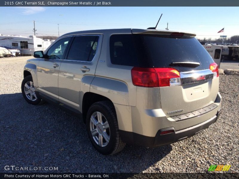 Champagne Silver Metallic / Jet Black 2015 GMC Terrain SLE