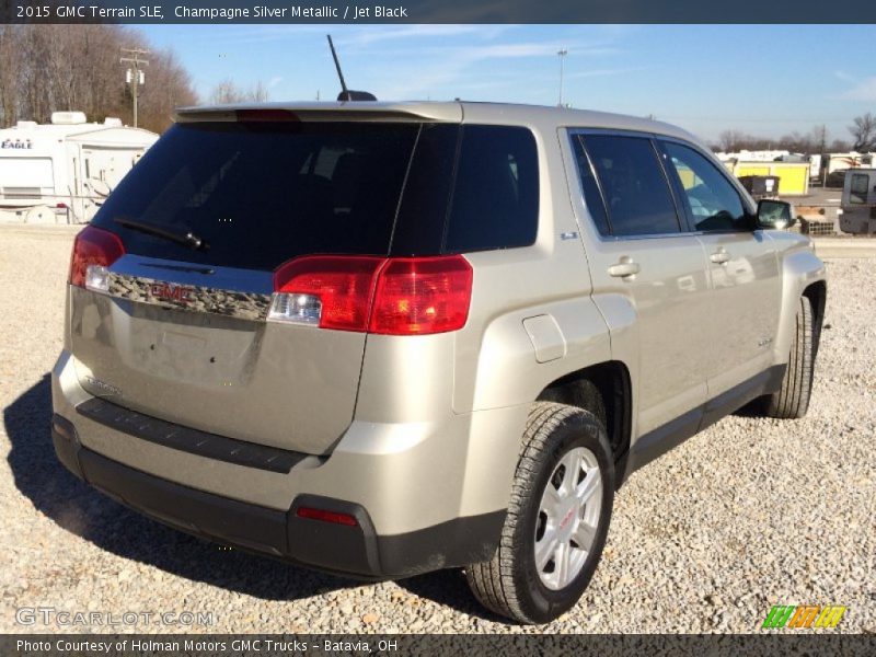 Champagne Silver Metallic / Jet Black 2015 GMC Terrain SLE