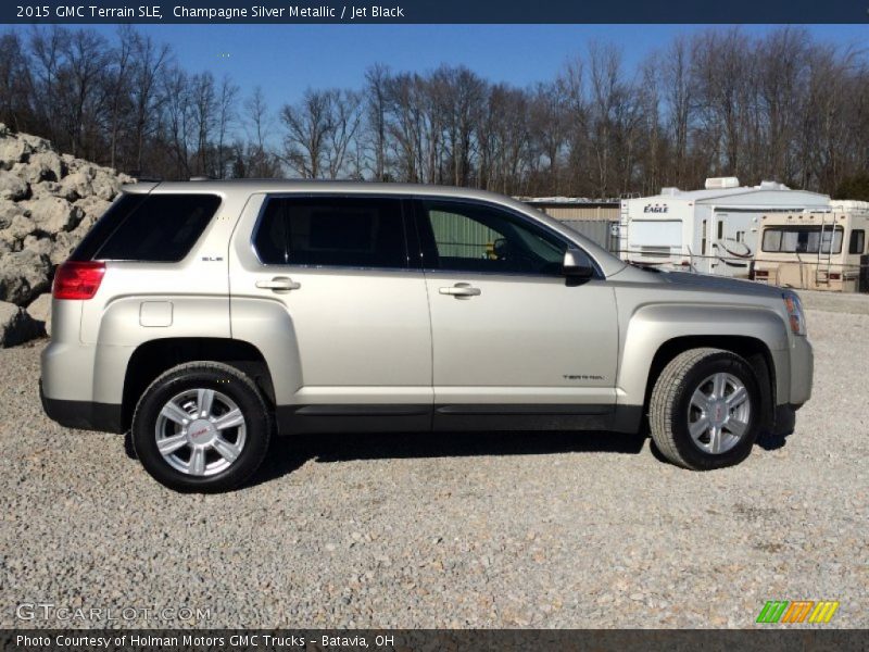 Champagne Silver Metallic / Jet Black 2015 GMC Terrain SLE